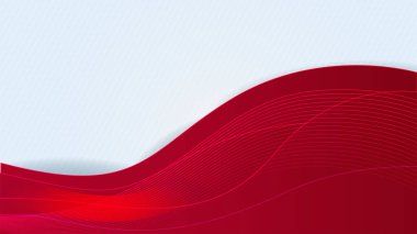 Modern dalga Işık Kırmızı Renkli Soyut Tasarım SancağıName