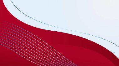 Modern dalga Işık Kırmızı Renkli Soyut Tasarım SancağıName