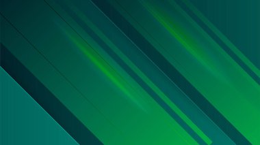 Flaş Yeşil Renkli Soyut Tasarım SancağıName