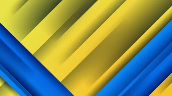 Полосы Синий Желтый Красочный Абстрактный Дизайн Фона — стоковый вектор