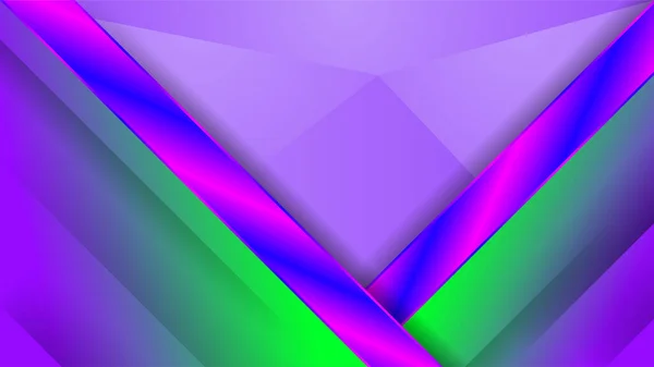 Цвет Полосы Фиолетовый Зеленый Цветной Абстрактный Фон Дизайна — стоковый вектор