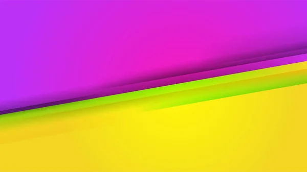 Estilo Degradado Amarillo Verde Púrpura Diseño Abstracto Colorido Fondo — Vector de stock