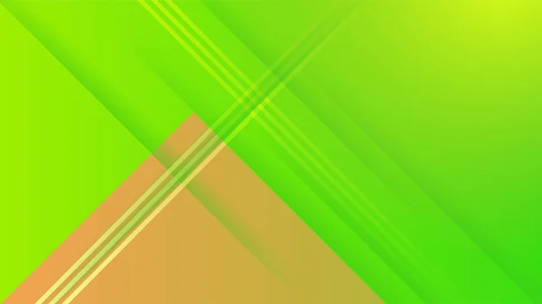 モダンなグラデーションオレンジグリーンカラフルな抽象的なデザインの背景 — ストックベクタ