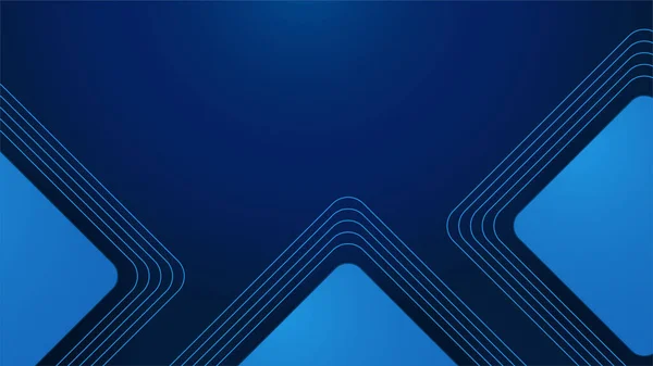 Modern Forma Kék Színes Absztrakt Design Banner — Stock Vector