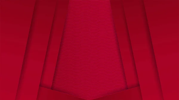 Moderne Rode Kleurrijke Abstracte Design Banner — Stockvector