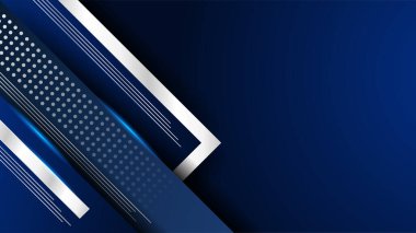 Teknoloji Mavi Renkli Soyut Tasarım Sancağı
