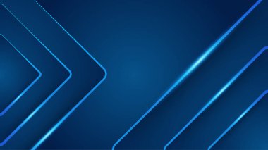 Gradyan şekli Koyu Mavi Soyut Tasarım Sancağı