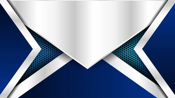 Modern Light Blue Színes Absztrakt Dizájn Banner — Stock Vector