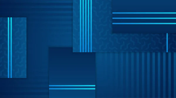 Tecnologia Blu Colorato Astratto Design Banner — Vettoriale Stock