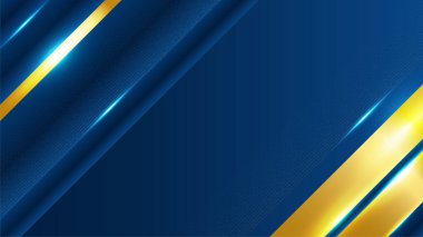 Üst üste binen altın kaplamalı lacivert arka plan. İş dünyası, şirket, kurum, parti, şenlik, seminer ve görüşmeler için uygun