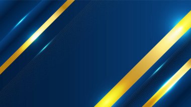 Üst üste binen altın kaplamalı lacivert arka plan. İş dünyası, şirket, kurum, parti, şenlik, seminer ve görüşmeler için uygun
