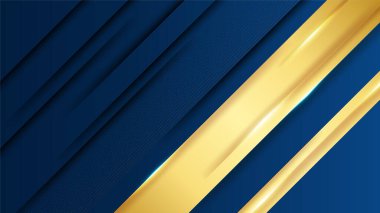 Üst üste binen altın kaplamalı lacivert arka plan. İş dünyası, şirket, kurum, parti, şenlik, seminer ve görüşmeler için uygun