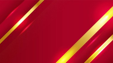 Zarif kırmızı kestane rengi ve üst üste binmiş altın arkaplan. İş dünyası, şirket, kurum, parti, şenlik, seminer ve görüşmeler için uygun