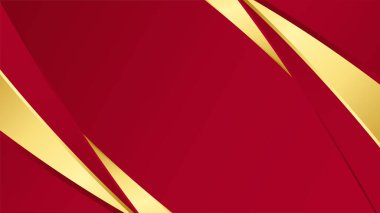 Zarif kırmızı kestane rengi ve üst üste binmiş altın arkaplan. İş dünyası, şirket, kurum, parti, şenlik, seminer ve görüşmeler için uygun
