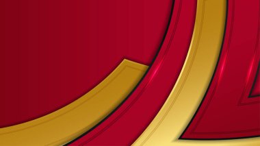 Zarif kırmızı kestane rengi ve üst üste binmiş altın arkaplan. İş dünyası, şirket, kurum, parti, şenlik, seminer ve görüşmeler için uygun