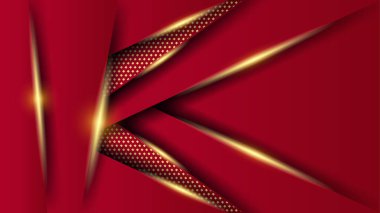 Kırmızı ve altın arka plan