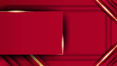 Kırmızı ve altın arka plan