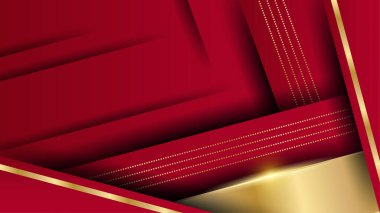 Kırmızı ve altın arka plan