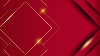 Kırmızı ve altın arka plan
