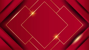 Kırmızı ve altın arka plan