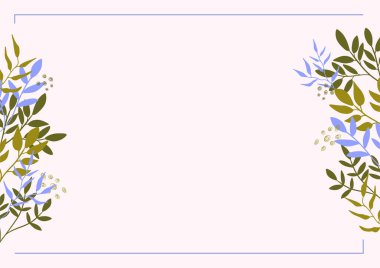 Çiçek soyut renkli sertifika tasarım şablonu