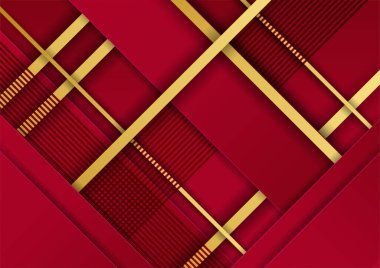 Zarif profesyonel kırmızı sertifika tasarım şablonu