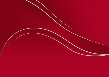 Minimalizm dalgası kırmızı sertifika tasarım şablonu