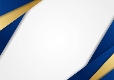 gradyan zarif altın mavi sertifika tasarım şablonu