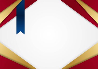 Modern koyu kırmızı ve altın soyut arkaplan