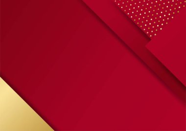 Modern koyu kırmızı ve altın soyut arkaplan