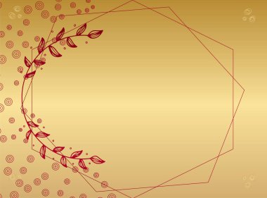 Modern zarif kırmızı düğün davetiyesi tasarım şablonu