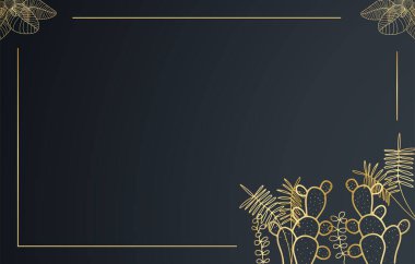 Modern siyah ve altın rengi soyut arkaplan