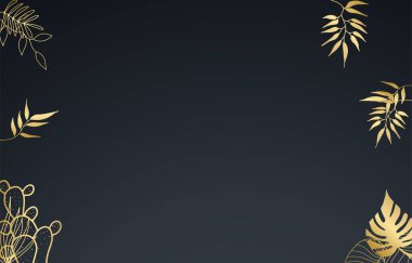 Modern siyah ve altın rengi soyut arkaplan