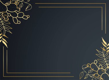 Modern siyah ve altın rengi soyut arkaplan