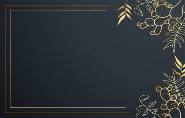 Modern siyah ve altın rengi soyut arkaplan