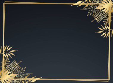 Modern siyah ve altın rengi soyut arkaplan