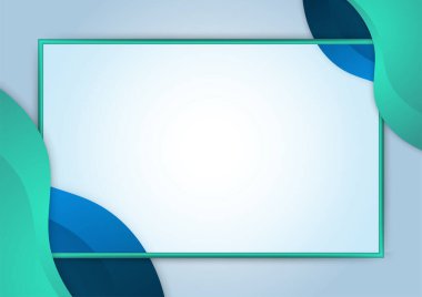 Modern mavi soyut sunum tasarım arka planı