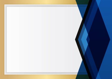 Modern mavi soyut sunum tasarım arka planı