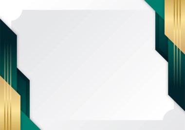 Zümrüt Zümrüt Lüks Altın Arkaplan. Altın Gümüş Çokgen Sınır 3D Soyut Çokgen Parıltı Kapağı. Noel Yılbaşı Kutlama Çerçevesi. Royal Premium İş Tasarımı Lüks Altın Kristal Kart