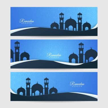 Lüks ramazan arkaplan mavimsi arabesk desenli Arap İslami doğu tarzı. Baskı, poster, kapak, broşür, broşür, afiş için dekoratif tasarım.