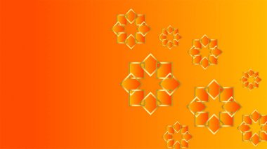 Ayın fener desenli ve mandala elementli soyut İslami ramazan kareem. Pankart, poster, tebrik kartı, duvar kağıdı ve sosyal medya şablonu için kullanılabilir