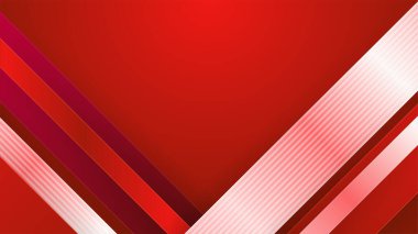 Renkli arkaplanı olan dinamik sıvı kırmızı geometrik