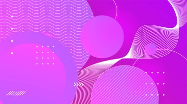 Geometrik gradyan mor Soyut Tasarım Arkaplanı