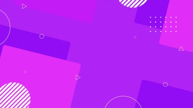 gradyan mavi memphis geometrik Soyut Tasarım Arkaplanı