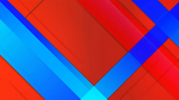 Fondo Moderno Presentación Abstracta Rojo Azul — Archivo Imágenes Vectoriales