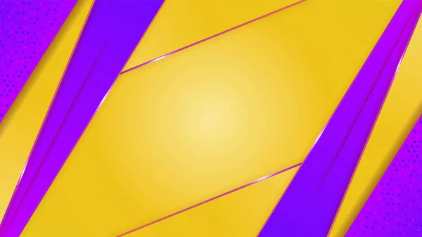 Геометрический Градиент Фиолетовый Желтый — стоковый вектор