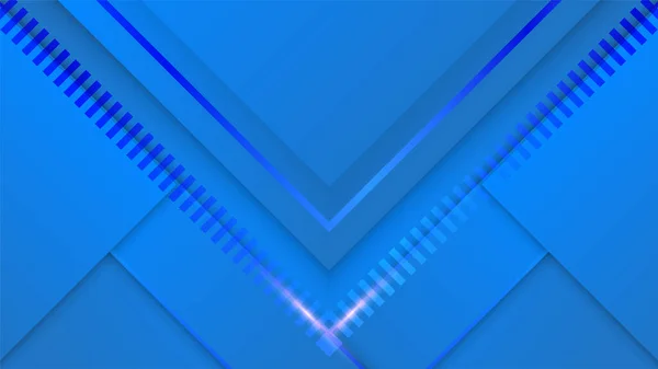 Astratto Sfondo Blu Con Forma Geometrica Astratto Scienza Futuristico Concetto — Vettoriale Stock