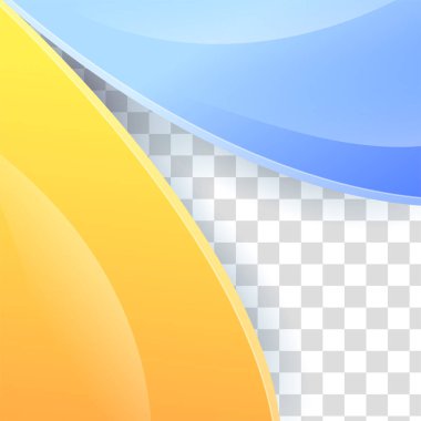 Dalga gradyanı mavi renkli satış sonrası tasarım şablonu arka planı