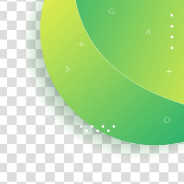 Dalga gradyan yeşil renkli satış sonrası tasarım şablonu arka planı