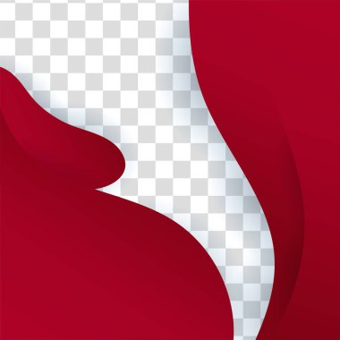 Dalga gradyan kırmızı renkli satış sonrası tasarım şablonu arka planı